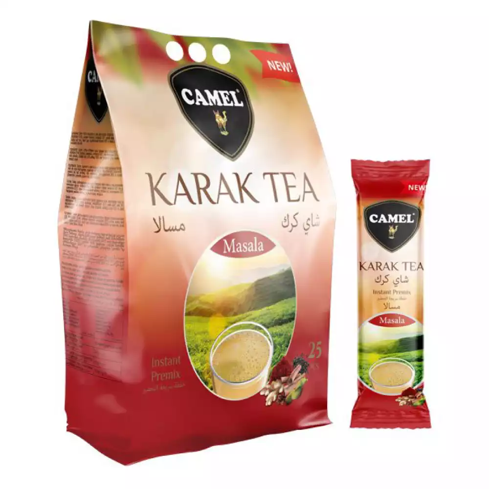 چای کرک کمل camel مدل ماسالا masala وزن 500 گرم